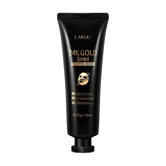 Gold Foil Snail Tear-Off Mask Hydrating Gold Foil Snail Tear-Off Mask Hydrating